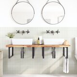  Površina za umivaonik neobrađena 120x60x4 cm od drva bagrema | shoptok.hr