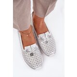 S. BARSKI Ladies Leather Cutout Loafers Made Of Natural Leather D&A | Shoptok.si