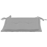  Jastuci za vrtne stolice 2 kom sivi 50 x 50 x 3 cm od tkanine | shoptok.hr