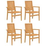  5-dijelni vrtni blagovaonski set od masivne tikovine | shoptok.hr