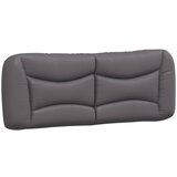 Maison Chic posteljno vzglavje - vzglavna omarica - vzglavna stranica siva 120 cm umetno usnje, (21704004) | Shoptok.si