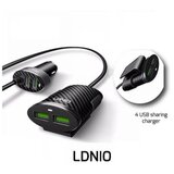 Olimp Sport LDNIO USB Car Charger 4 USB Ports 5V/5.1A 25.5W Black | ePonuda.com