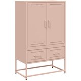 Maison Chic Visoka omara - Komoda - Predalnik roza 68x39x111,5 cm jeklo, (21716574) Cene