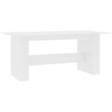Furnova Jedilna miza bela 180x90x76 cm iverna plošča, (21946531) | Shoptok.si