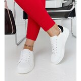 Gemre White platform sneakers Birikti with a black detail | Shoptok.si