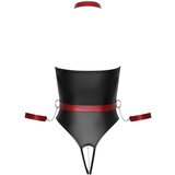 Cottelli Bondage - svetleče telo s sidri za roke (črno-rdeče) | Shoptok.si