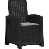  Vrtni set za objed 5 kom. Antracit i Svjetlosiva PP | shoptok.hr