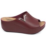 Capone Outfitters Anatomical Soft Comfortable Sole Wedge Heeled Mother Slippers | shoptok.hr