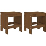  Vrtni stolci 2 kom boja meda 40 x 36 x 45 cm masivna borovina | shoptok.hr