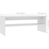  Stolić za kavu bijeli 100 x 40 x 40 cm od konstruiranog drva | Shoptok.si