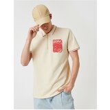 Koton Polo T-shirt - Beige - Regular fit Cene