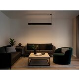  LED luster na sajli LED/55W/230V 3000/4000/6500K 120 cm crni | Eponuda.com