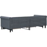  Dnevni krevet na razvlačenje i ladice tamnosivi 90 x 200 cm | shoptok.hr