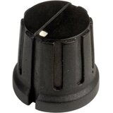 SCI Vrtljivi gumb s pokazivačem, crne boje (promjer x V) 15.5 mm x 14.2 mm PN-38D (6.4mm) 1 kom. | Eponuda.ba
