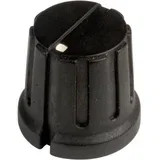 Vrtljivi gumb s pokazivačem, crne boje (promjer x V) 15.5 mm x 14.2 mm PN-38D (6.4mm) 1 kom.