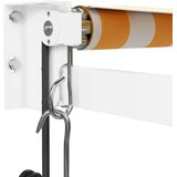  Automatska tenda na uvlačenje žuto-bijela 3 x 2,5 m | shoptok.hr