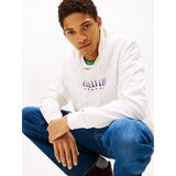 Tommy Jeans Majica mornarska / meta / rdeča / bela | Shoptok.si