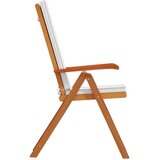  Vrtna stolica 8 pcs Smeđa i bijela 57 x 71,5 x 104 cm | shoptok.hr