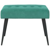  Klupa s gumbastim tkanjem Tirkizna 60 x 40 x 45 cm Baršun | Eponuda.com
