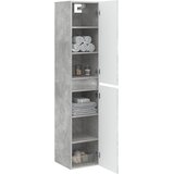  Ormar za Kupaonicu na Zidu Betonska siva 33 x 34,5 x 160 cm | Eponuda.com