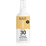 Naif Sun Mineral Sunscreen SPF 30 zaščitno pršilo za sončenje SPF 30 100 ml