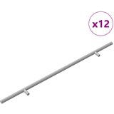 vidaXL Ročaj 12 pcs srebrna 500 mm Jeklo, (5000131682) Cene