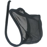 SuperLove Invisible Strapless Transparent C String for Men Black Cene