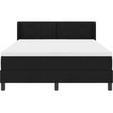  Krevet s opruga kutije s uzglavljem Crna 200 x 160 cm tkanina | shoptok.hr