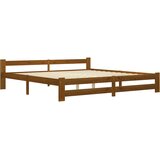  Okvir za krevet od masivne borovine boja meda 200 x 200 cm | shoptok.hr