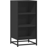 Maison Chic Komoda - Predalnik črna 35,5x35x76 cm inženirski les in kovina, (21722071) Cene