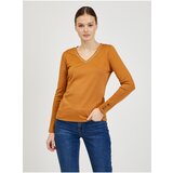 Orsay Brown Women's Long Sleeve T-Shirt - Women Cijene