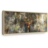  Slika - Land of Happiness 120x40 U prirodnom drvenom okviru | shoptok.hr