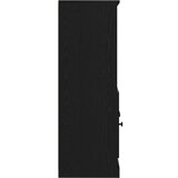  Visoki kabinet Črna hrast 132x35,5x103,5 cm Inženirski les, (22046407) | Shoptok.si