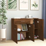 Komoda rjavi hrast 88x30x70 cm konstruiran les, (20654315) | Shoptok.si