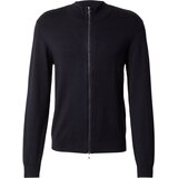 Armani Exchange Pletena jopa mornarska u