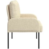  Sofe s jastukom 55cm Krema Šperploča - Krema 55 cm | shoptok.hr