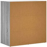  Komoda 2 kom boja hrasta sonome 79x38x80 cm konstruiranog drva Siva | Shoptok.si