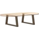  noge jedilne mize v-oblika 2 kosa naravno jeklo 70x(30-31,3) cm | Shoptok.si