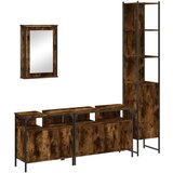  4-dijelni set kupaonskog namještaja boja hrasta drveni | shoptok.hr