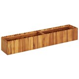vidaXL Vrtna posuda za sadnju od masivnog bagremovog drva 150x30x25 cm Cijene