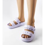  Purple foam flip-flops Griffin Cene