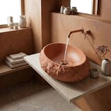 REA Bath Umivalnik na podstavku Mika Terracotta | Shoptok.si