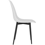  Jedilni stoli 2 kosa bele barve PP, (20699483) | Shoptok.si