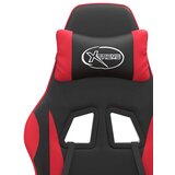  Gaming stol z oporo za noge črno in rdeče umetno usnje, (21378098) | Shoptok.si