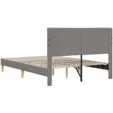  Krevetna konstrukcija Sivosmeđa 120 x 190 cm Tkanina | shoptok.hr