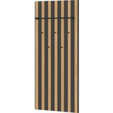 Germania Antracitno siva/u prirodnoj boji ploča za vješanje garderobe u dekoru hrasta 64x148x14 cm Renell – | shoptok.hr