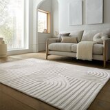 Flair Rugs Slonokoščena ročno tkana volnena preproga 160x230 cm Zen Garden – | Shoptok.si