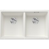 Blanco sudoper SUBLINE 350/350-U InFino SILGRANIT bez dalj.upr. - GLEČER BIJELA | shoptok.hr