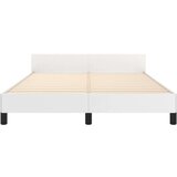  Posteljni okvir z vzglavjem bel 140x200 cm umetno usnje, (20903990) | Shoptok.si