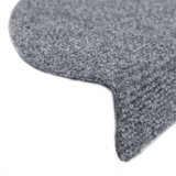  Prostirke za stepenice, samoljepljive, 15 kom, 65x21x4 cm, svijetlo sive, poluokrugle, velike | shoptok.hr